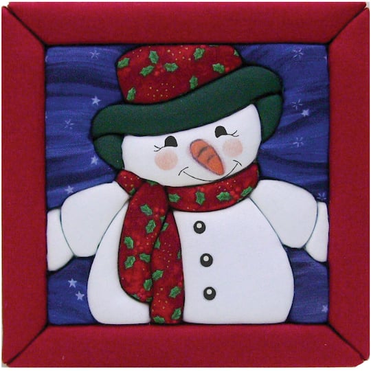 Quilt-Magic&#xAE; Snowman No Sew Wall Hanging Kit